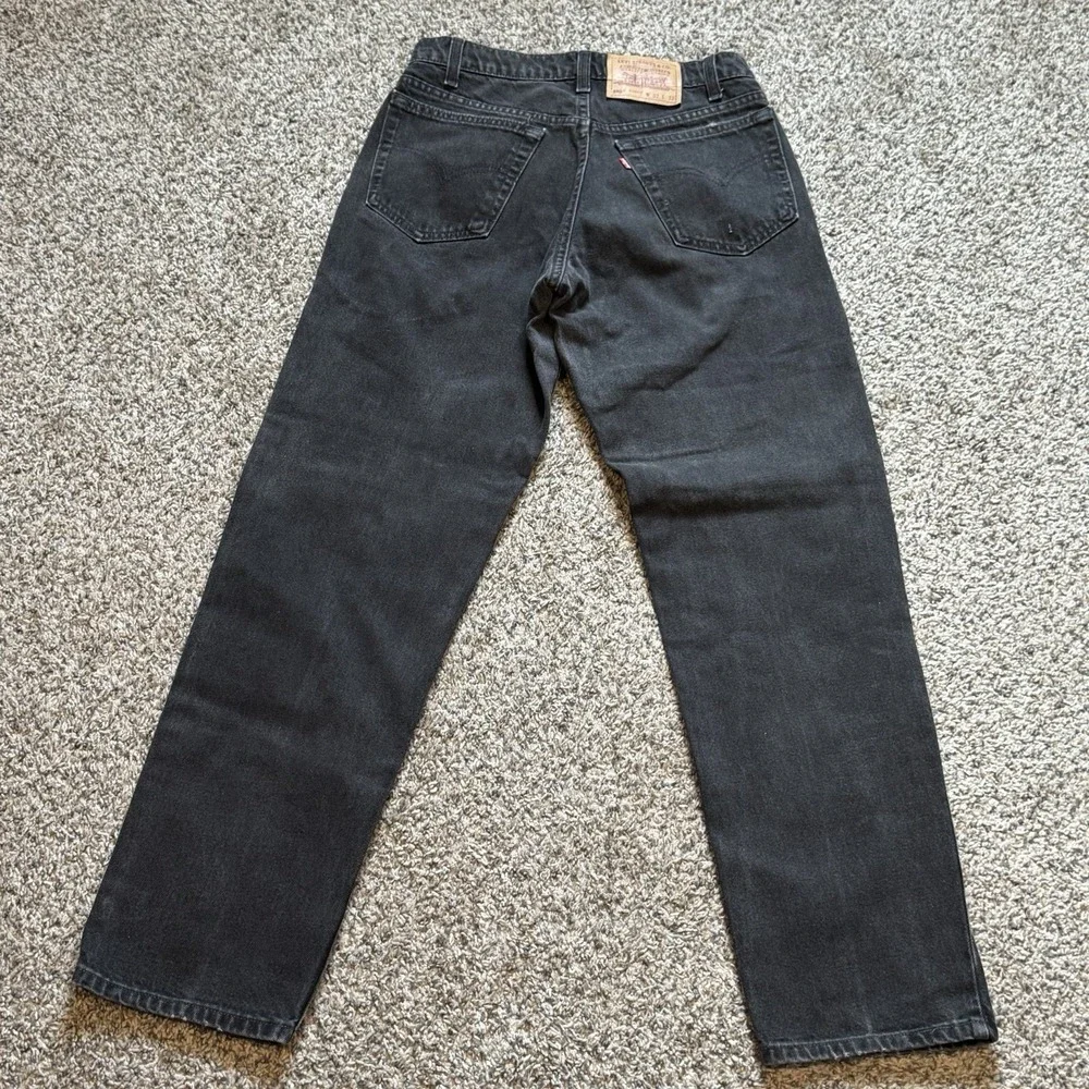 Vintage Levis 550 Jeans Mens 32x32 Fit(29x31) Relaxed Fit Black Made In Canada